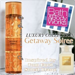 GETAWAY SOIREE  Bath & Body Works Luxury Collection -Smells like Tom Ford Soleil
